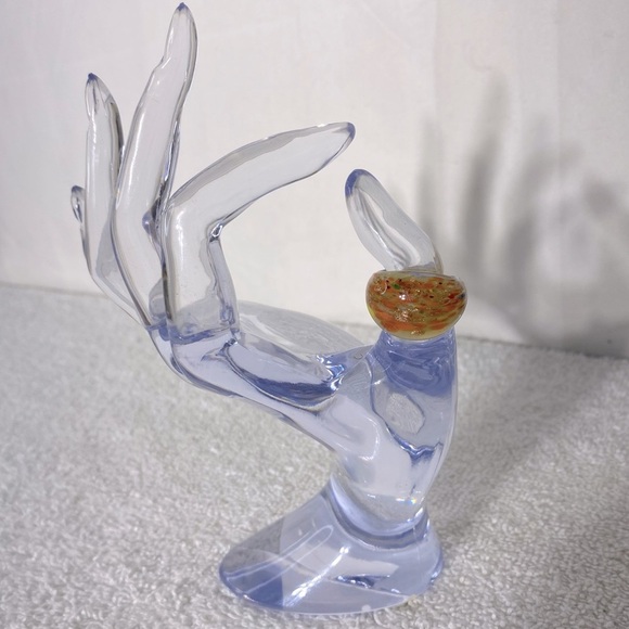 Vintage Art Glass Handmade Multicolour Band Ring - Picture 1 of 12